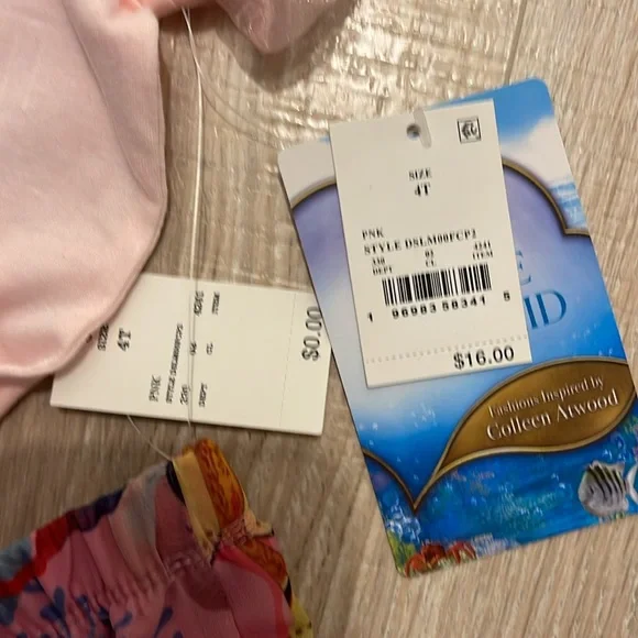 Two piece little mermaid skirt and t shirt, size 4t, new with tags. Never worn. - Picture 3 of 5